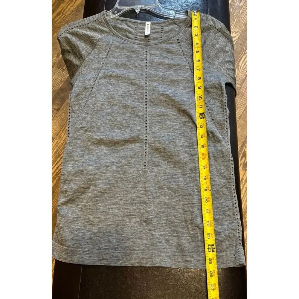 Athleta Foothill Heather Long Sleeve Grey Size Small‎